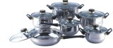 Amazon Vendor 18/10 Stainless Steel 12-Piece Covered Cookware Set