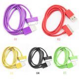 5 Colors USB 30 Pin Data Transfer Cable for iPhone 4