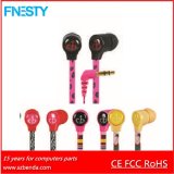 2016 New Fashion Plastic Wired Earphone