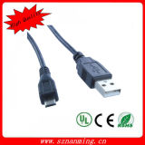 4-Core Micro 5 Pin to USB Cable - Black (100cm)