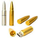 Sliver/Golden Bullet USB Flash Drive