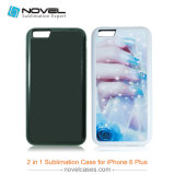 New 2D DIY Plastic 2in 1 Heavy Duty Cell Phone Case for iPhone 6 Plus, Sublimation Blanks