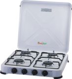 Four Burner Gas Stove with Lid (WHO-1104)