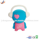 Lovely Pink Music Robot USB Flash Drive (JV1169)