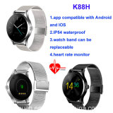 Fashionable Bluetooth Smart Watch with Heart Rate Monitor (K88H)