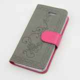 Fashion Decorative Pattern PU Leather Case Cover for iPhone 5