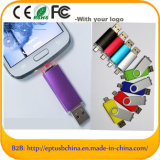 Plastic Swivel Mobile USB Flash Drive USB Pen Drive for Mobile Phone