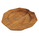 Changzan Root Carving Large Dinner Plate