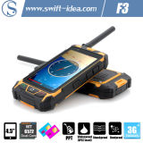 3G 4.5 Inch Mtk6572 IP67 Rugged Long Time Battery Mobile Phone (F3)