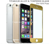 Fashion Style Three Color 0.3mm Thickness 9h Premium Titanium Alloy Tempered Glass Screen Protector for iPhone 6