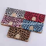 Leopard Pattern Leather Case Cover for iPhone 6 4.7 Wallet Style Phone Case