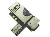 Original SIM/Memory Card Reader Flex for Blackberry 9360 Curve  (9360)