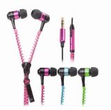 Colorful Waterproof Zipper Wired Earphones
