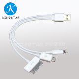 Portable 3in1 USB Charging/Data Cable for iPhone 4/4s/Samsung/iPhone 5