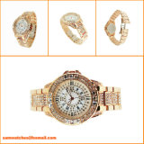 News Fashion Rose Gold Crystal Watch for Women From Watch Manufacturer