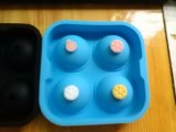 New Version Food Grade 4 Cavity Silicone Ice Ball Mold Ice Maker