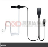 Two Way Radio Accessries Acoustic Tube Eapieces with Samll Lapel Ptt for Walkie Talkie