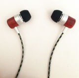 OEM Serivce Cheap Wooden Stereo Earphone for iPhone