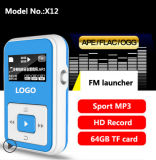 Portable MP3 Player with Voice Recorder/TF Card/FM Radio (X12)