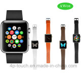 Hot Selling Bluetooth Smart Watch with Flexible Leather Strap (AW08)