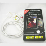 Composite RCA AV Cable for iPhone 4/ 4s (BD-CB39)