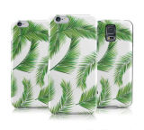 Dyefor Small Palm Tree Leaf White Hard Back Phone Case Cover for Various Devices