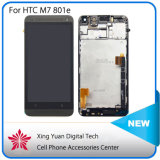 New Tested High Quality LCD Display with Touch Screen Digitizer Pantalla + Frame for HTC One M7 801e Negro Black