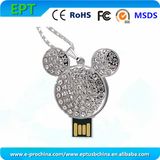 Customized Logo Bling Crystal Mini USB Flash Drive (EM026)