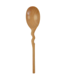 Japanese Wooden Fork Spoon Winding Fork Spoon Children Baby Spoon The Original Wood Color Spoon
