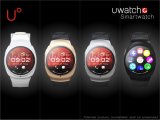 White Uo High Grade Cheap Smart Watch with Round Screen