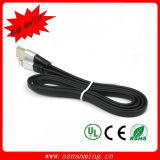PVC Jacket Flat USB Lighting Cable with Metal Connector