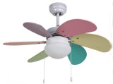 30 Inch Colorful Children Ceiling Fan with Signal Light