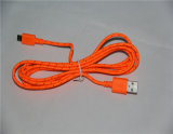 Nylon Braided Round USB Data Cable with Good Quality