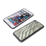 Medium Soft 3m Tape Leather Cell/Mobile Phone Cover with Recessed Area for iPhone 6/6s/6pus/5se