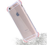 Shockproof Shackproof Impact Resistant Clear TPU Cell Phone Case for iPhone 6s Mobile Cover