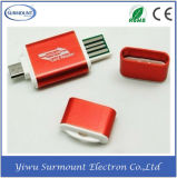 Hot Sales 2-in-1 Micro USB OTG & TF Memory Card Reader