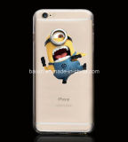 New Creative Simpson Crystal Transparent Soft TPU Cell Phone Cover for iPhone Case