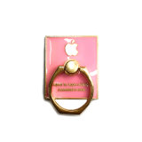 Pink Apple Shape Mobile Phone Stents Ring Holder
