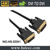 High Speed Molding DVI to DVI Cable with Gold Plated Connector