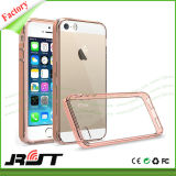High Quality Mater Frame Transparent TPU Phone Cover for iPhone6 6s (RJT-0194)