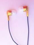 Wholesale Earphone Bright Sliver Earphone with Low Price