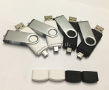 USB&Micro USB, 4GB Swivel USB, Flash Drive Memory Disk