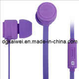 Earphone with Mic and Flat Cable for Sumsung