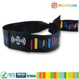 MIFARE Ultralight EV1 RFID woven fabric bracelet for amusement park