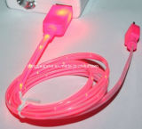 Wholesale Light Red Color LED Fiber Cable (RHE-A1-007)