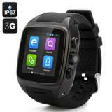 5MP 3G Smart Watch Phone 1.54 Inch Screen Android 4.4 OS Dual Core CPU ROM 4G Handwear Watch WCDMA