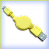 Retractable USB to Micro USB Data Cable