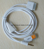 3.5mm Car Aux Audio USB Dock Cable for iPhone4s