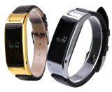 High Quality Stainless Steel Wristband Bluetooth Pedometer Reminder Sleep Monitoring Anti-Lost Smart Bracelet