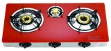 Three Burner Color Tempered Glass Gas Cooker